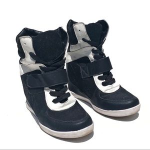 Hightop Wedge Sneakers